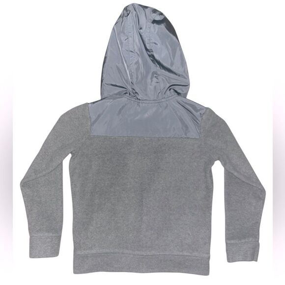 Nike Girls Gray Fleece Jacket - Picture 4 of 6